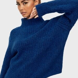 Blue Knit Sweater